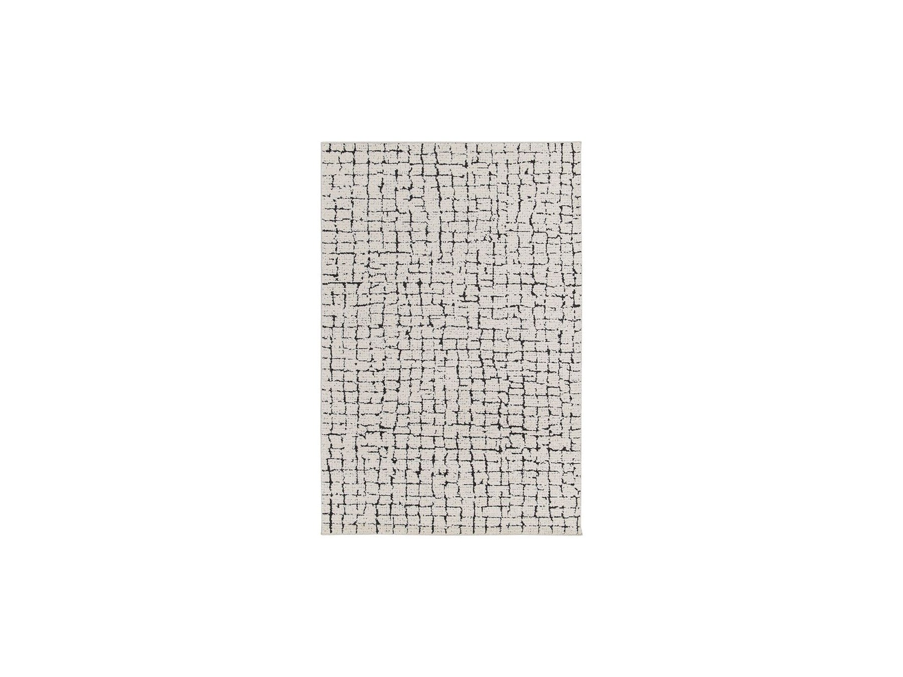 Alfombra de pelo corto - Nebulia - Motivo abstracto - Beige