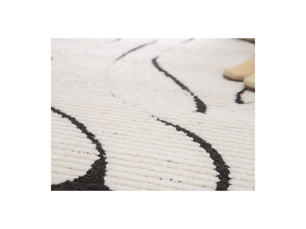 Alfombra de pelo corto - Cosmara - Motivo abstracto - Beige