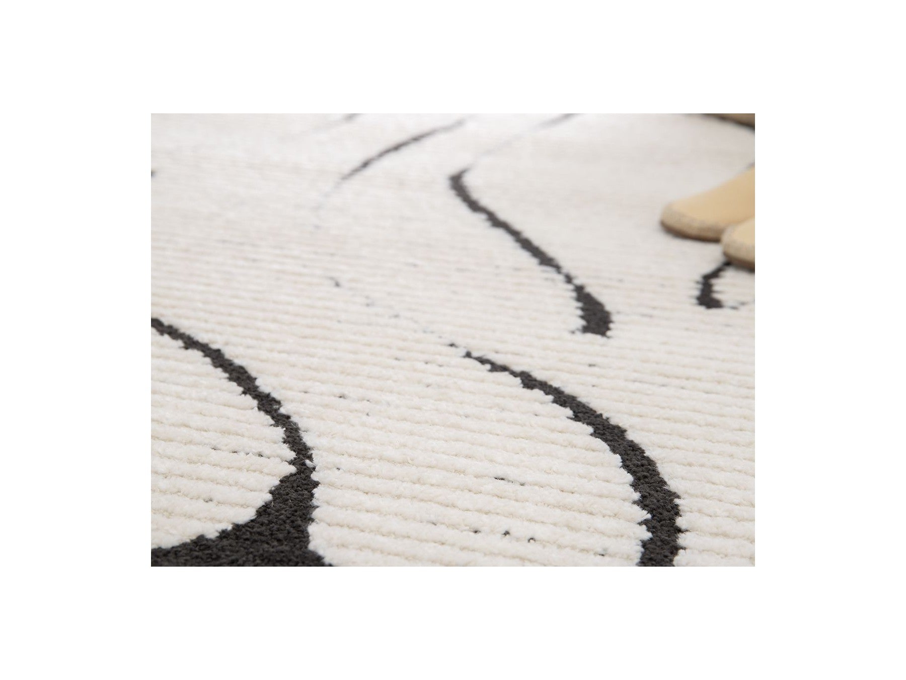 Alfombra de pelo corto - Cosmara - Motivo abstracto - Beige