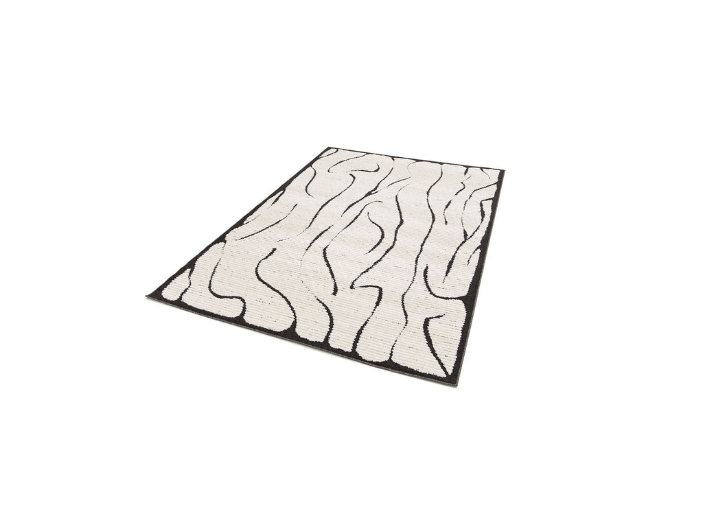 Alfombra de pelo corto - Cosmara - Motivo abstracto - Beige
