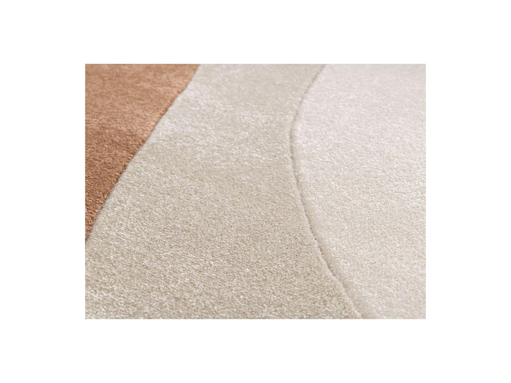 Nova - Tapis Poils Ras - Motif Abstrait - Beige