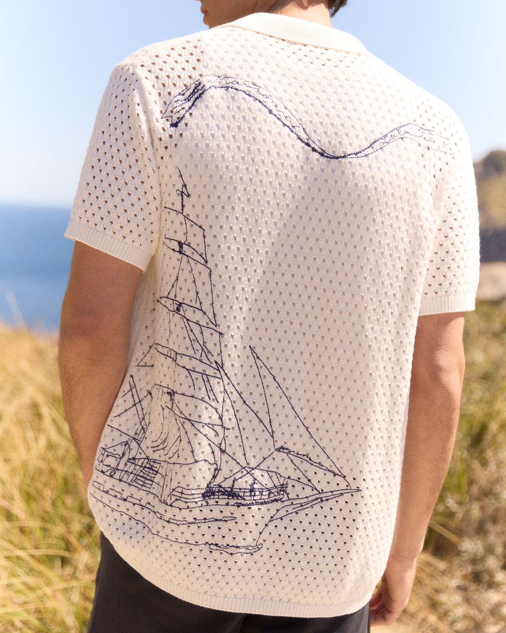 Chemise Boat "Crochet" Beuret