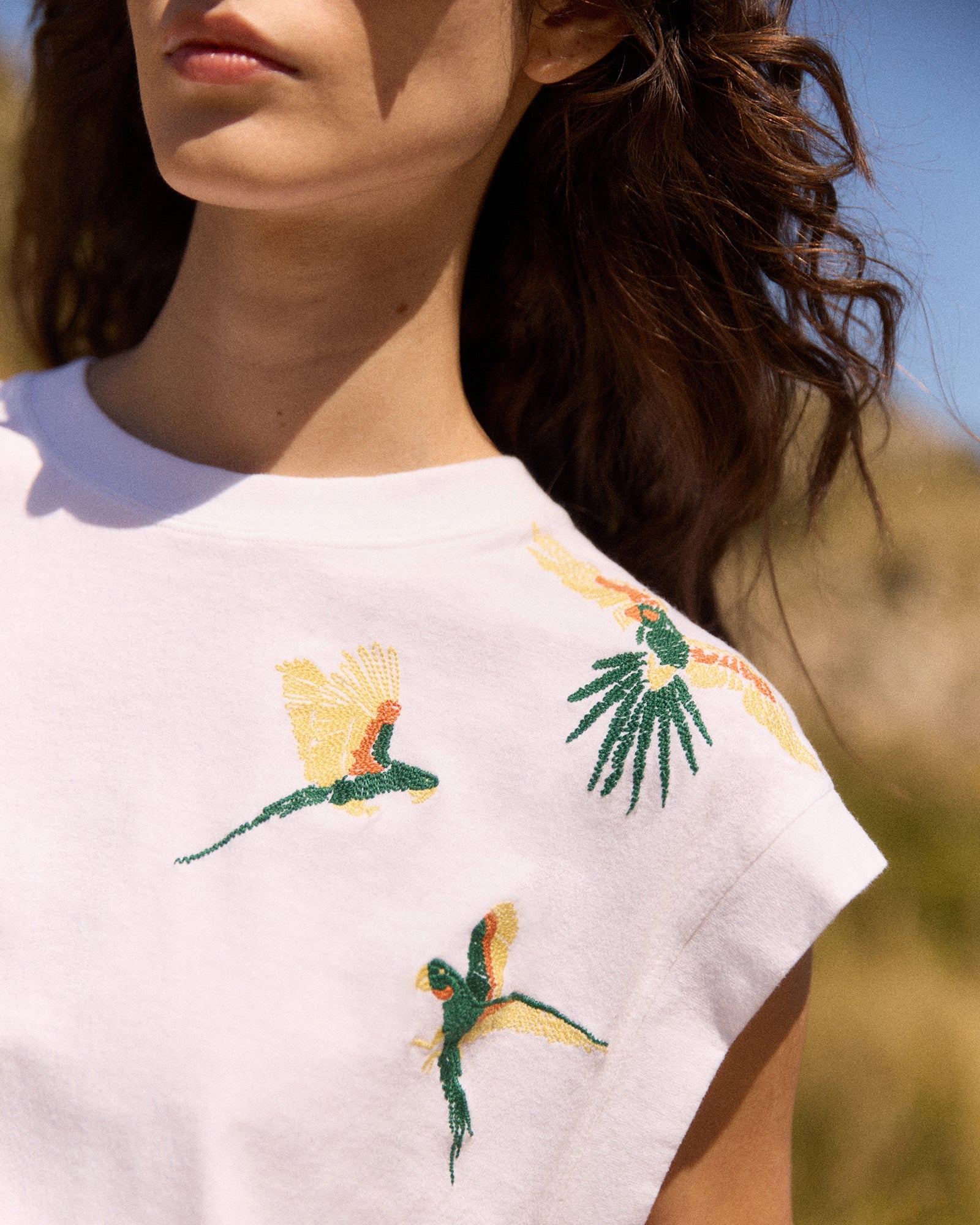 "Parrots" Pergolese T-shirt