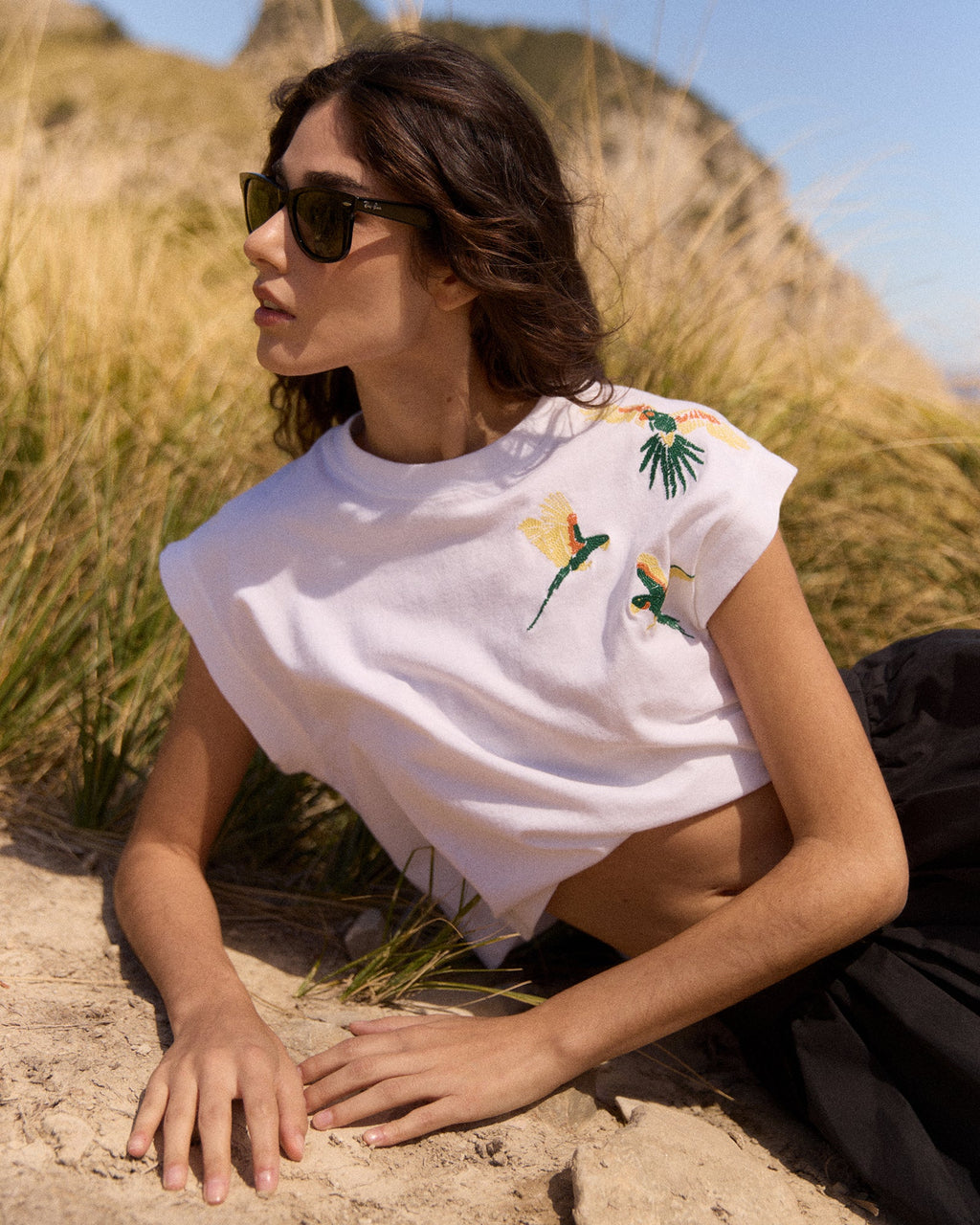 "Parrots" Pergolese T-shirt