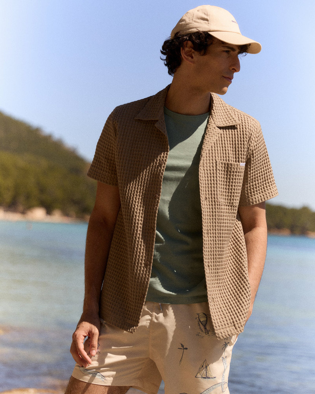 Camisa "Algodón Gofrado" Germain