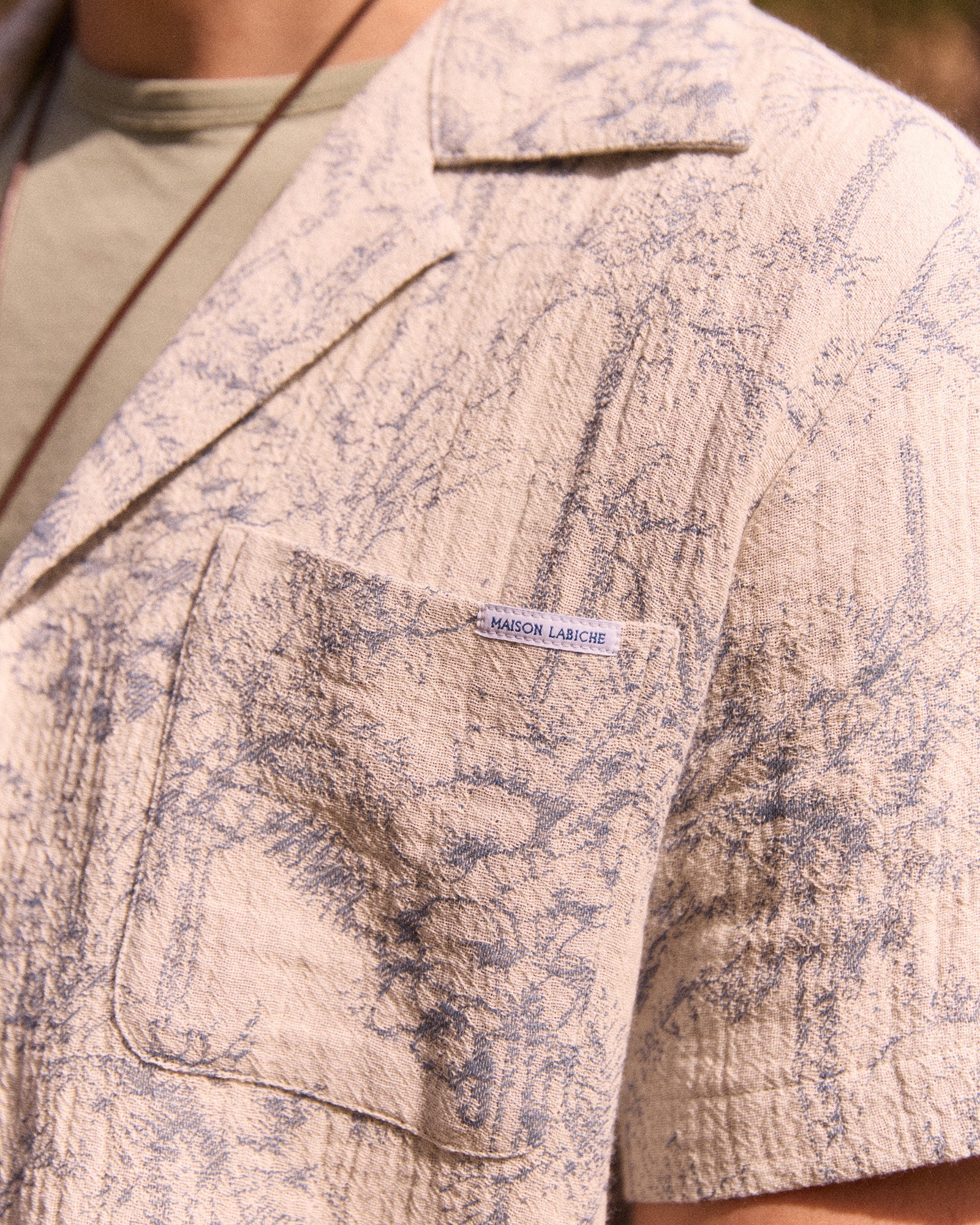 "Jacquard" Palm Tree Germain Shirt