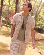 "Jacquard" Palm Tree Germain Shirt