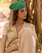 Chemise Parrots "Linen And Cotton" Veneur