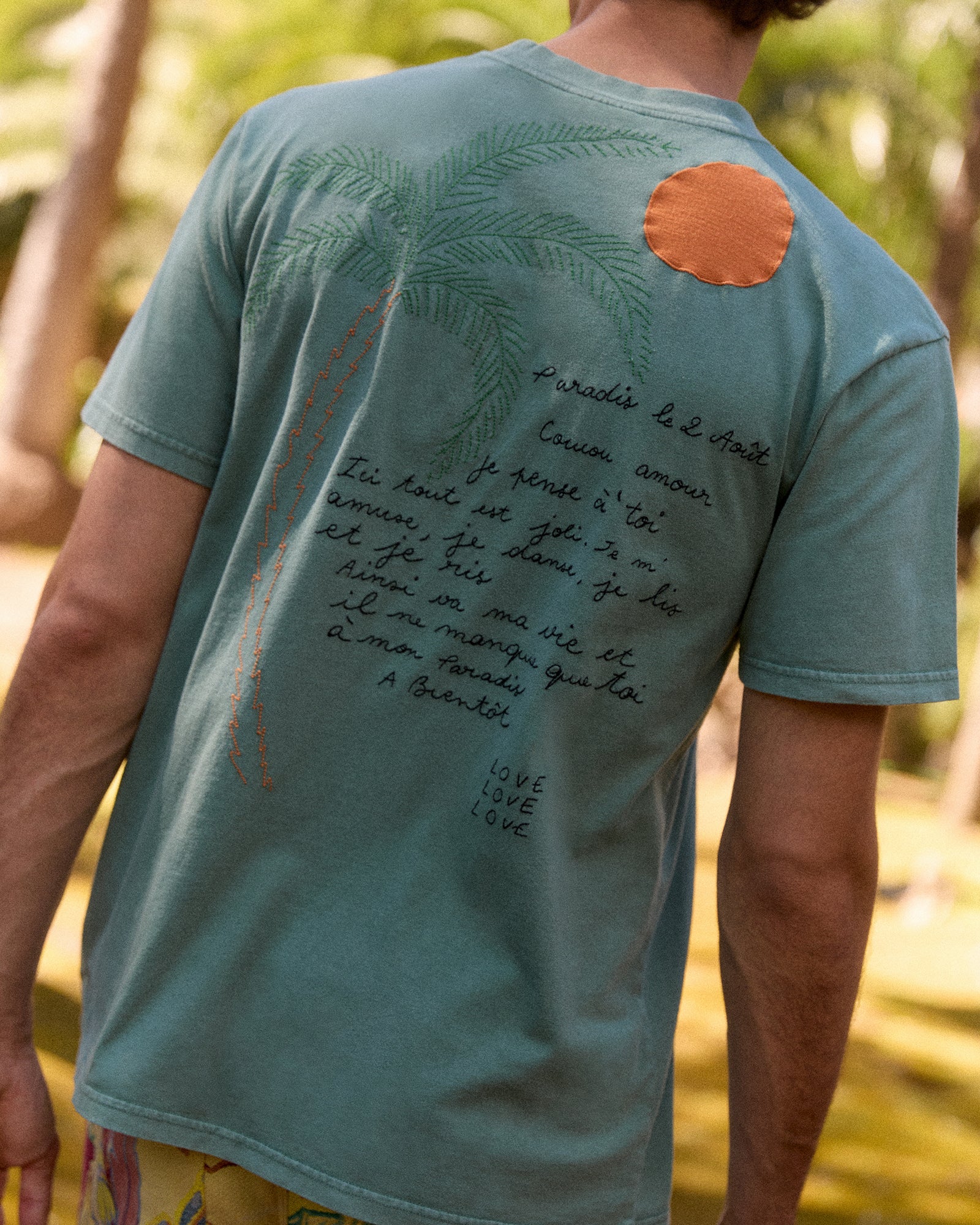 Camiseta "Palm Tree" Patureau