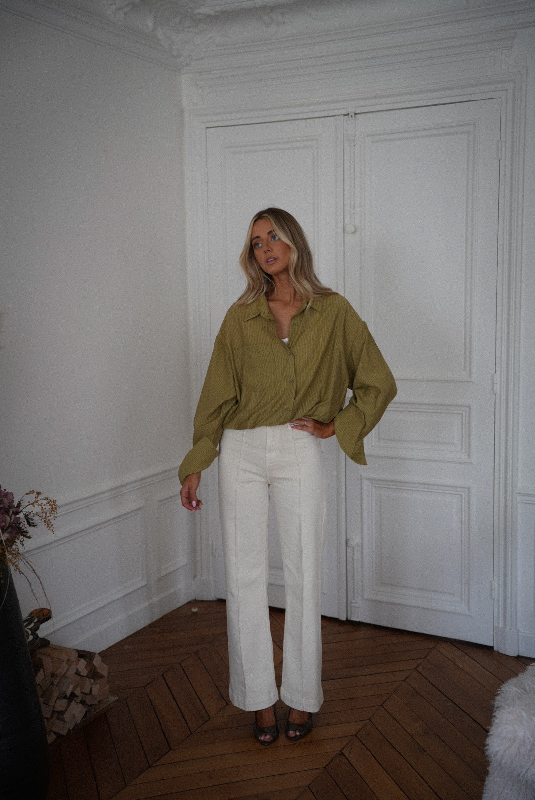 Miranda Short Blouse - Green