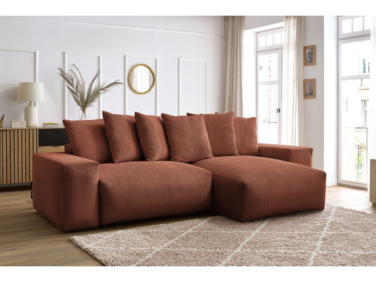 Voltaire - Canapé D'Angle Réversible Convertible Coffre