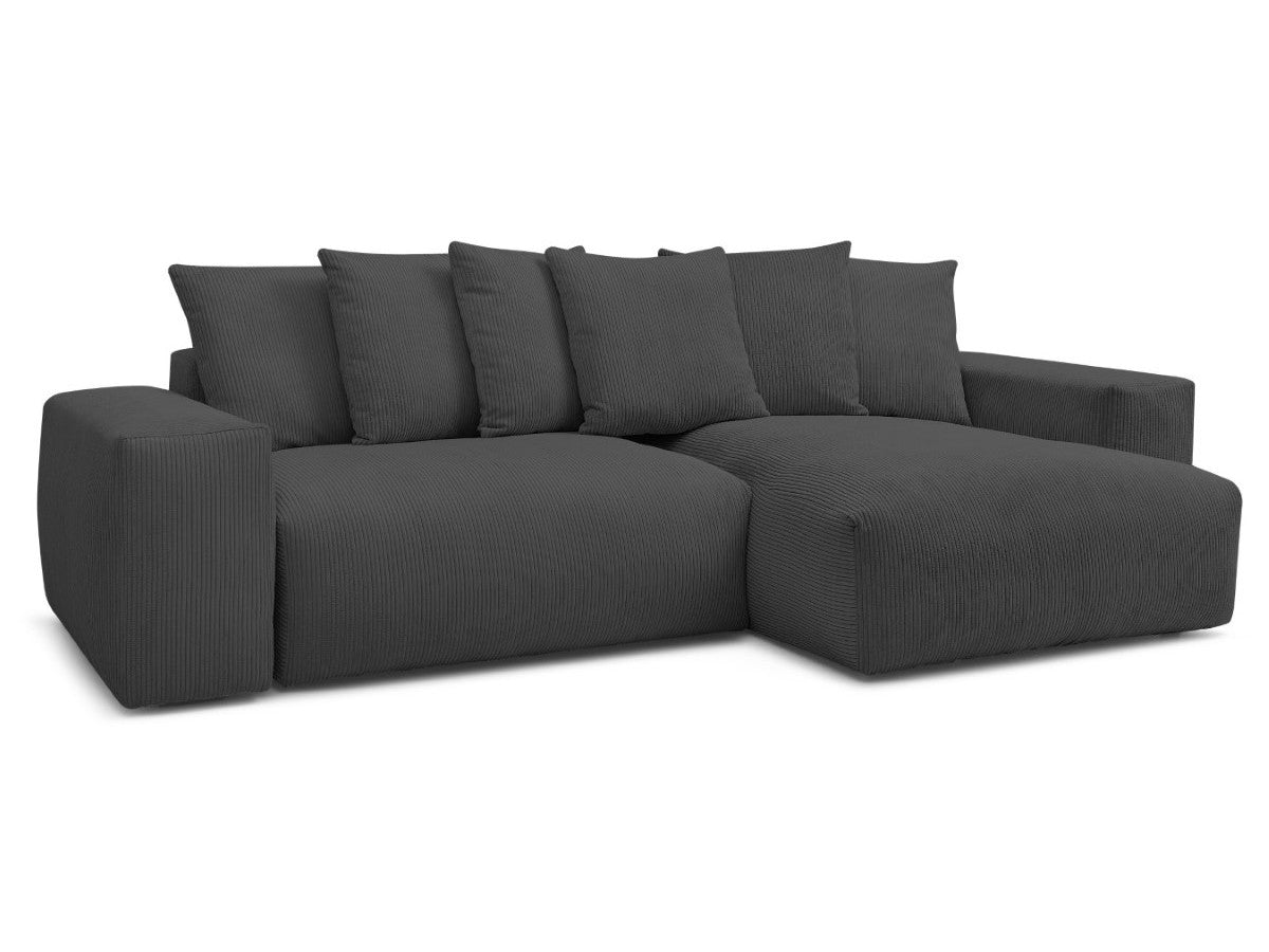 Voltaire - Canapé D'Angle Réversible Convertible Coffre
