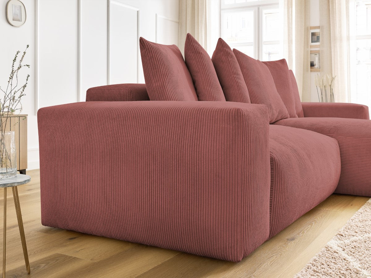 Voltaire - Canapé D'Angle Réversible Convertible Coffre