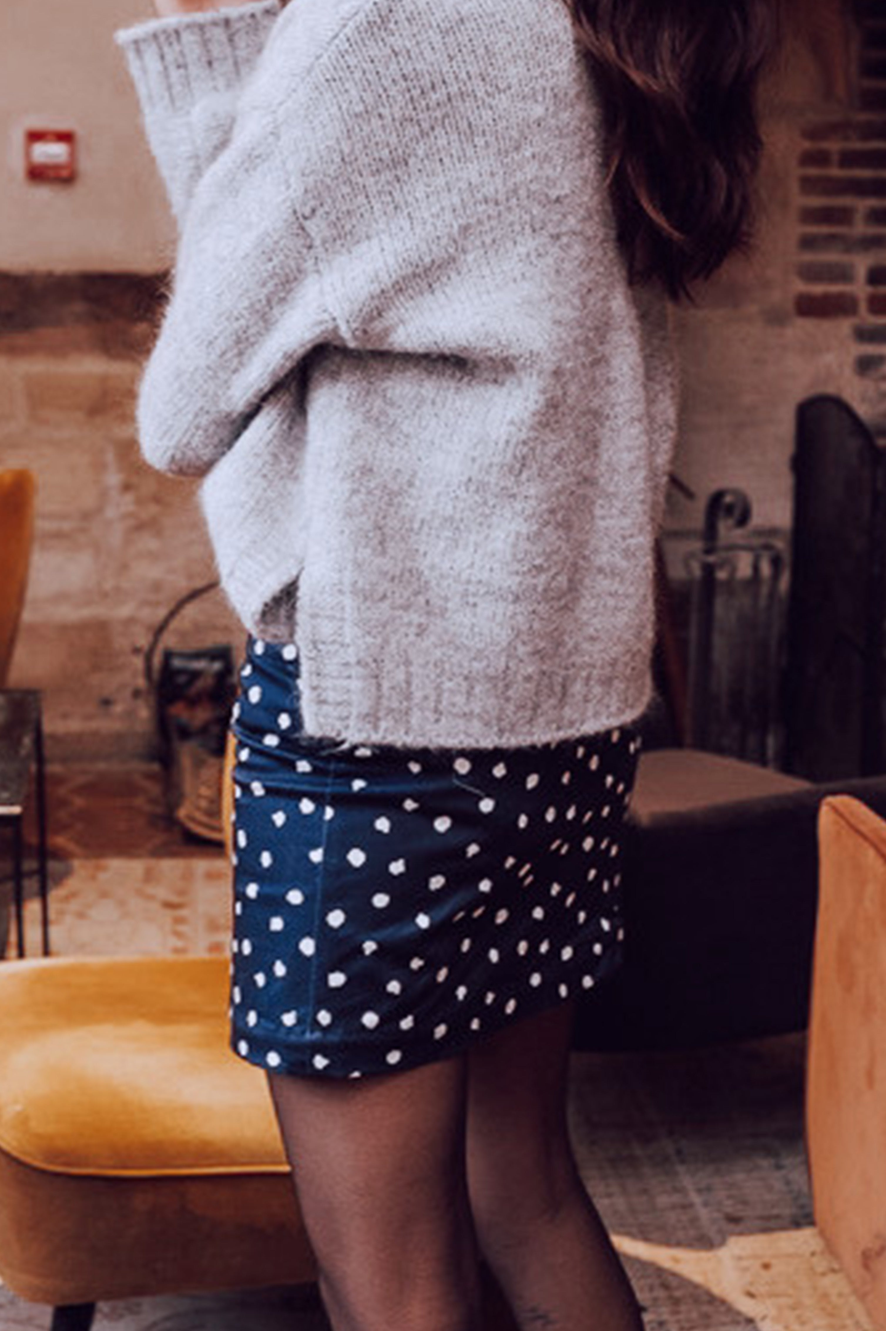 Louise Doty Navy Skirt