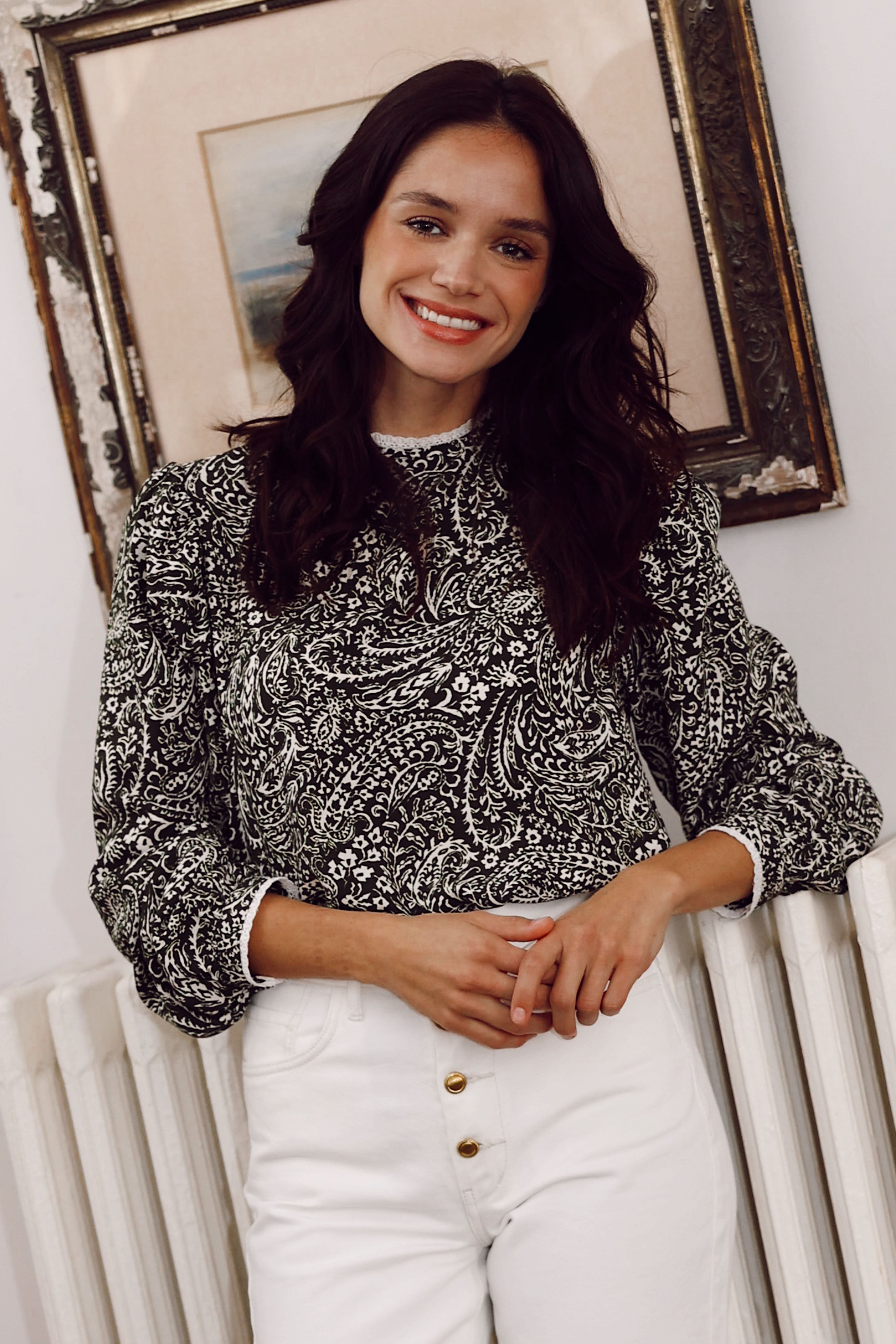 Blouse Henriette Bandana Khaki