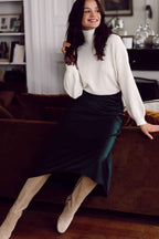 Falda Rosa Satin Forest