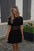 Robe Dentelle Castille - Noire