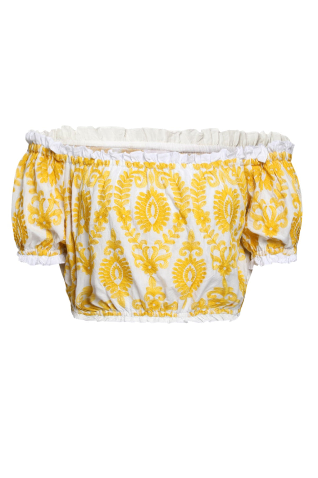 Top Jenna - Bordados Amarillo
