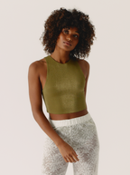 Top Shiny Khaki