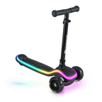 Raket Three-Wheel LED Scooter Black