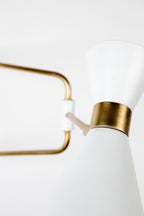 Shady - Applique Murale - Métal - Blanc