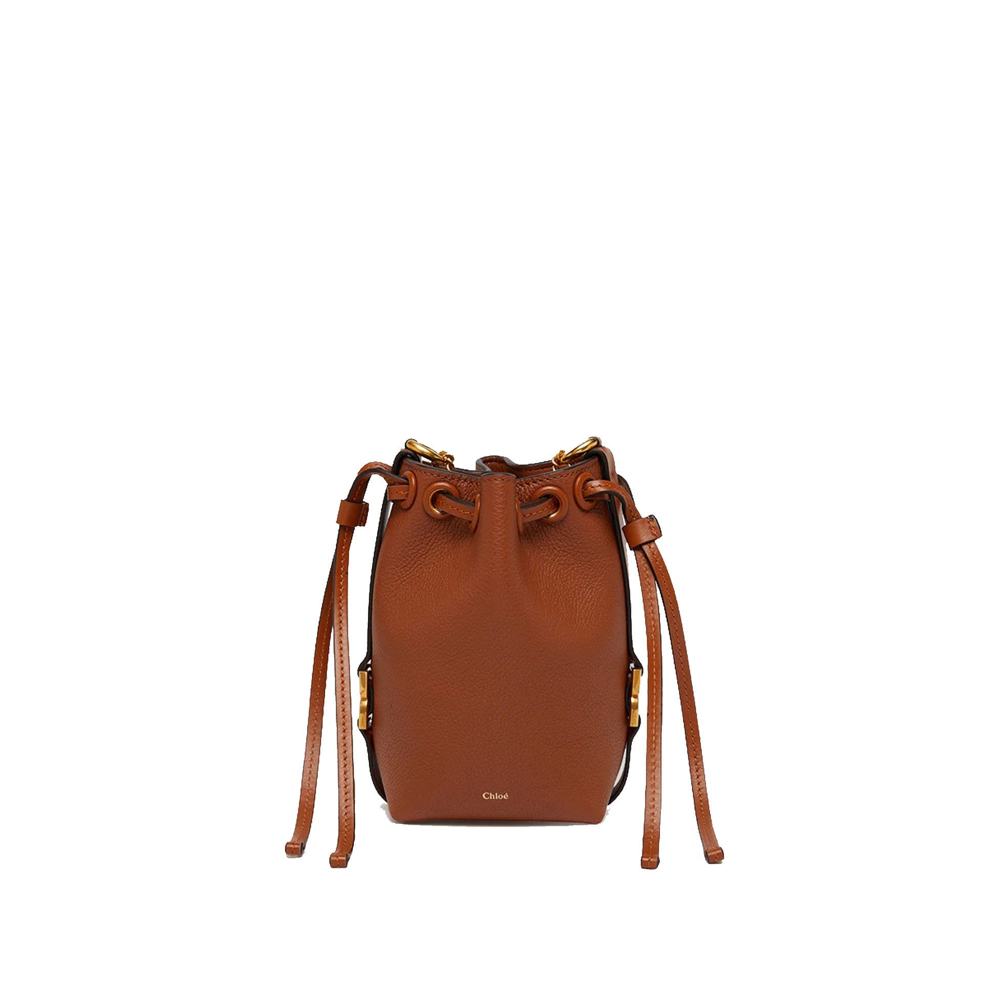 Chloe - Bolso tipo bombonera Marcie Micro - Mujeres - Marrón