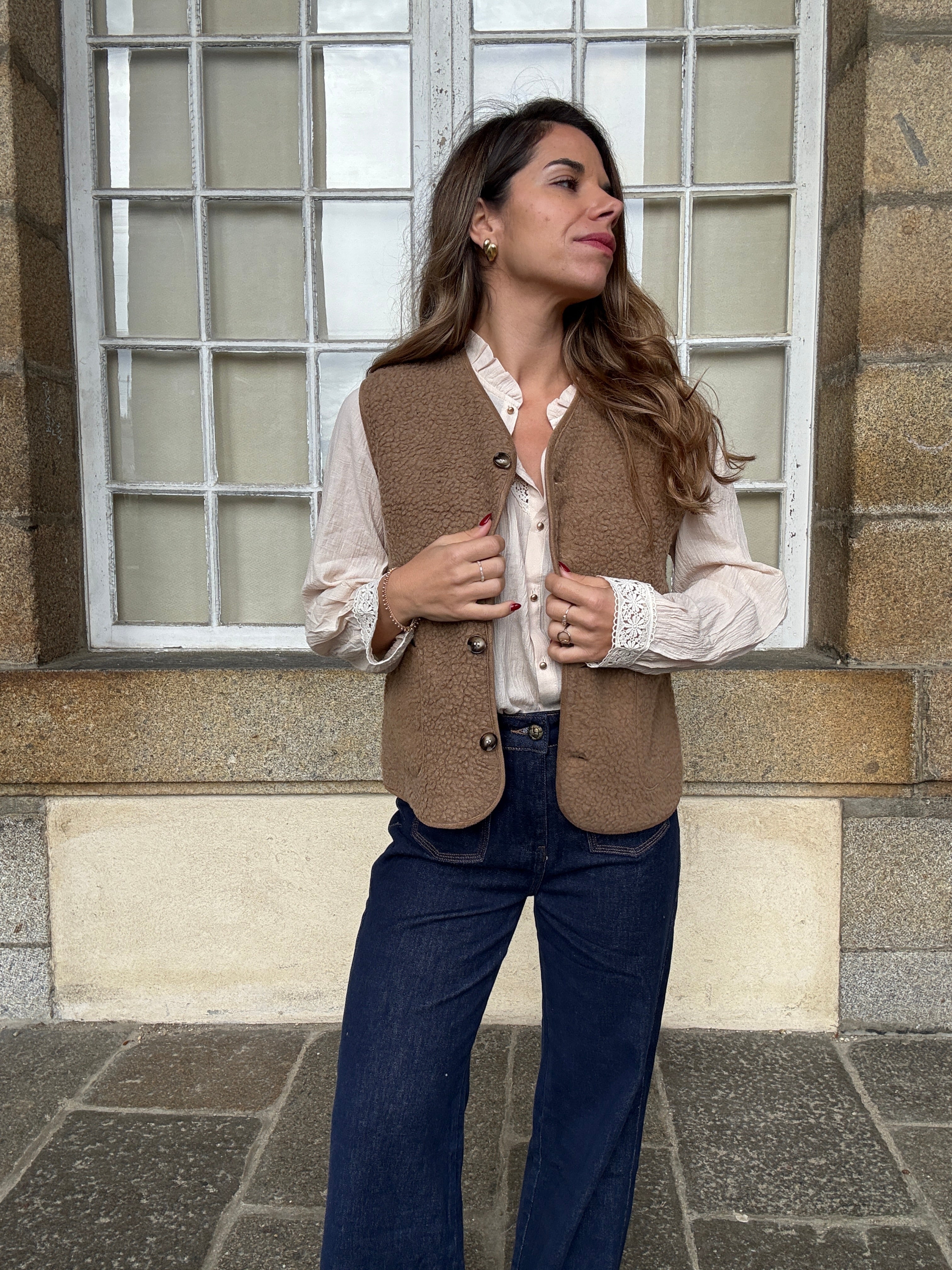 Berger Arianne Camel Vest