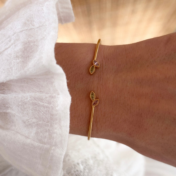 Brazalete Jasna - Chapado en Oro