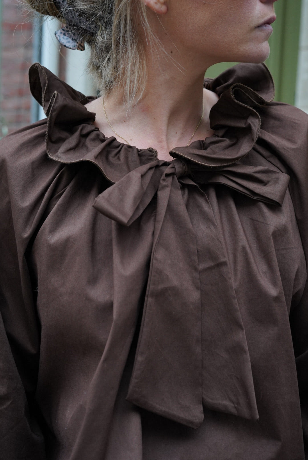 Madeleine Blouse Chocolate