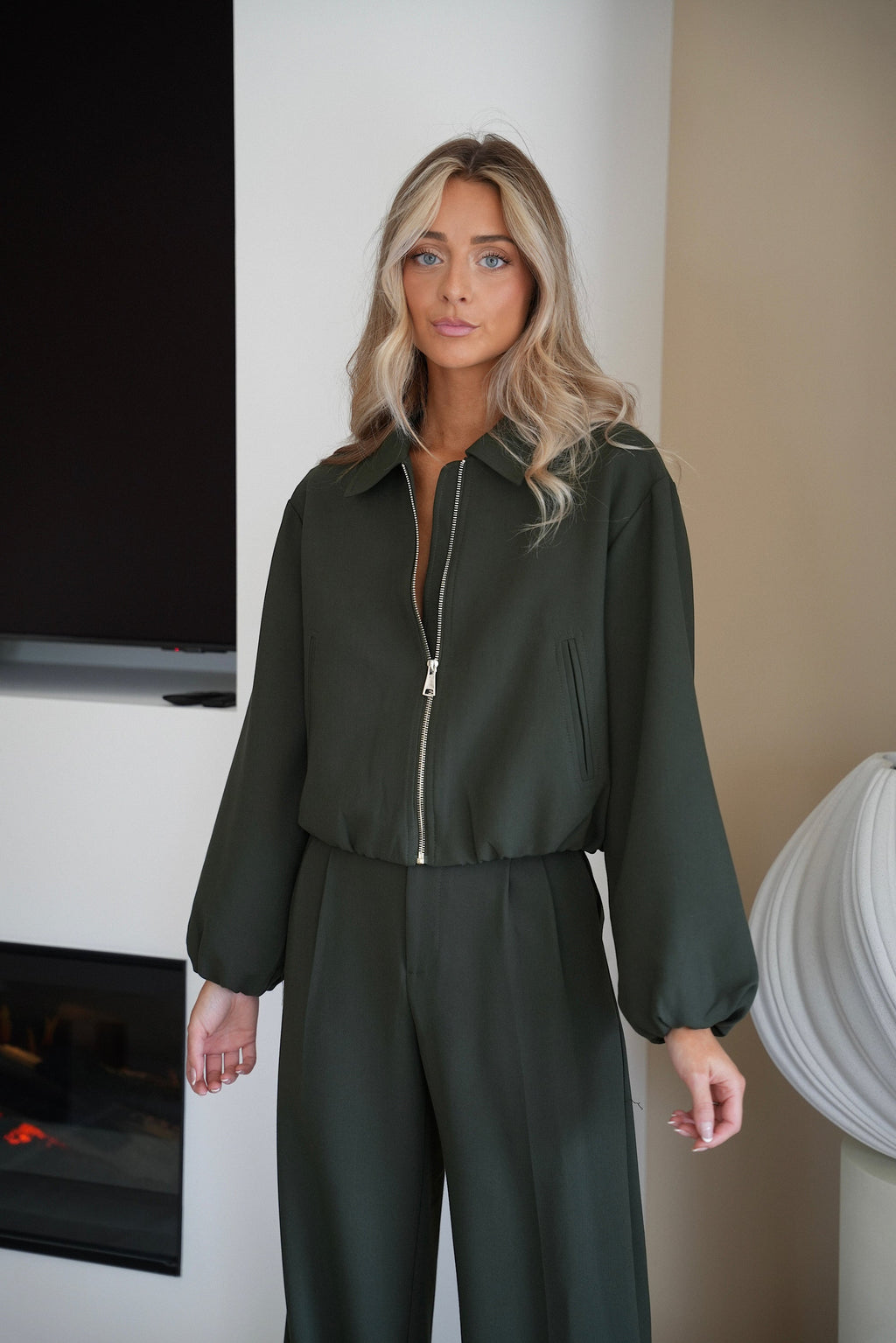Veste Zippée Kyla - Verte