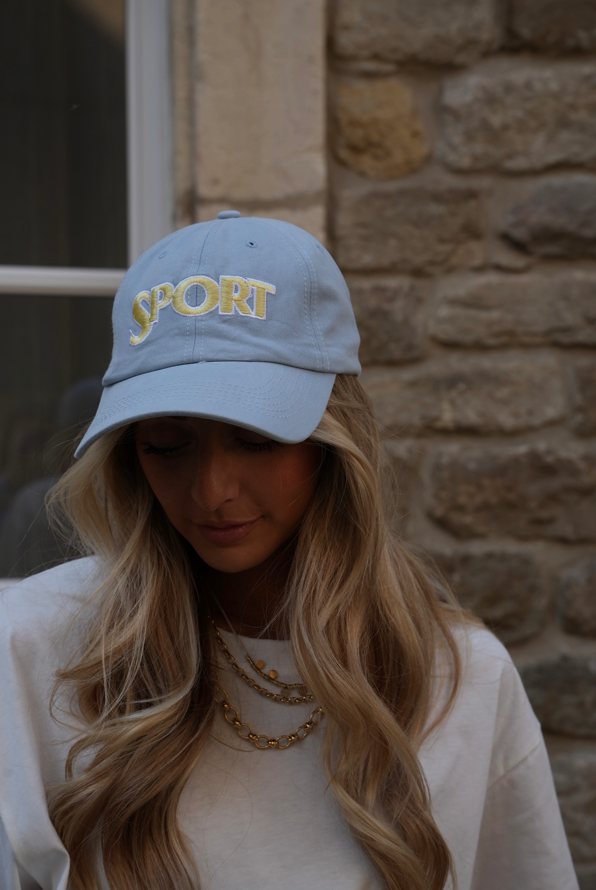 Casquette Brodée Roby - Bleue