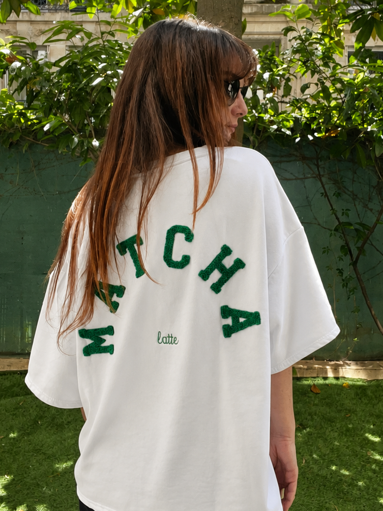 White Matcha Tee