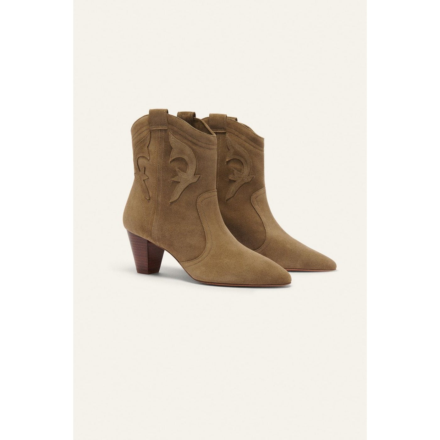 Casey Ankle Boots - Khaki - Women