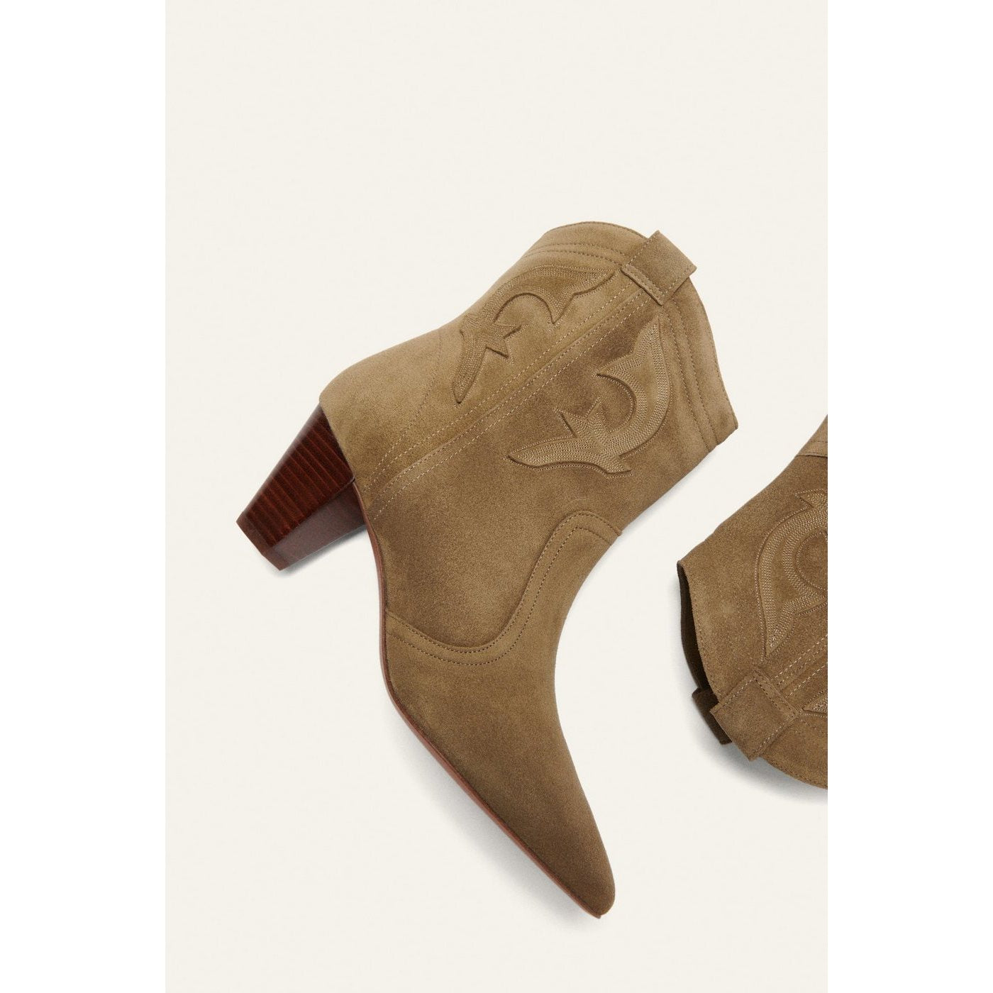 Casey Ankle Boots - Khaki - Women