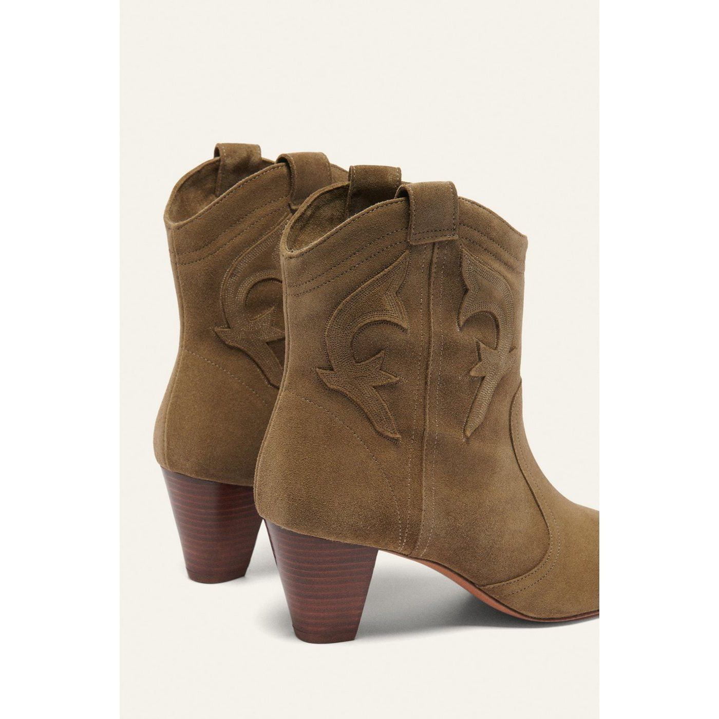 Casey Ankle Boots - Khaki - Women