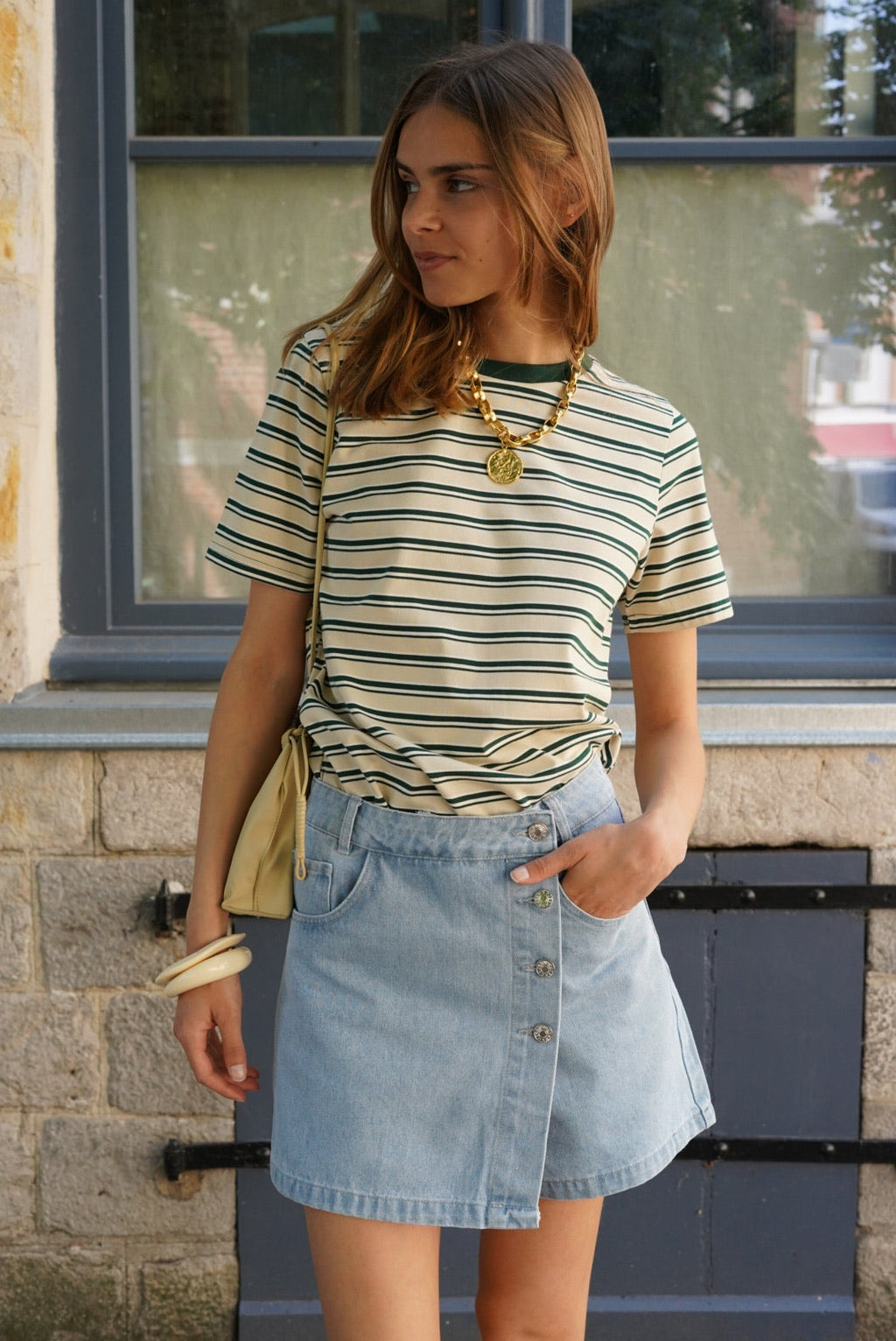 Sophie Light Denim Skort
