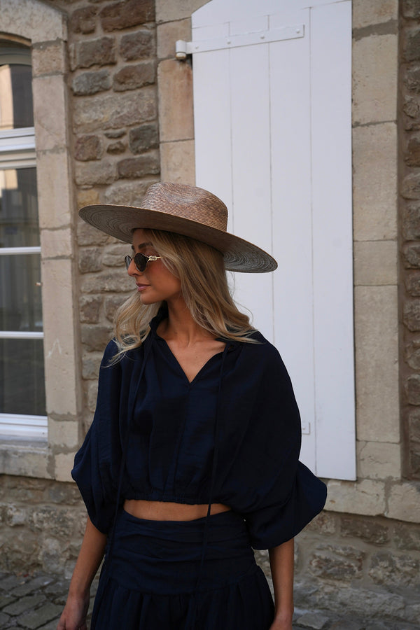 Blouse Courte Ugo - Marine