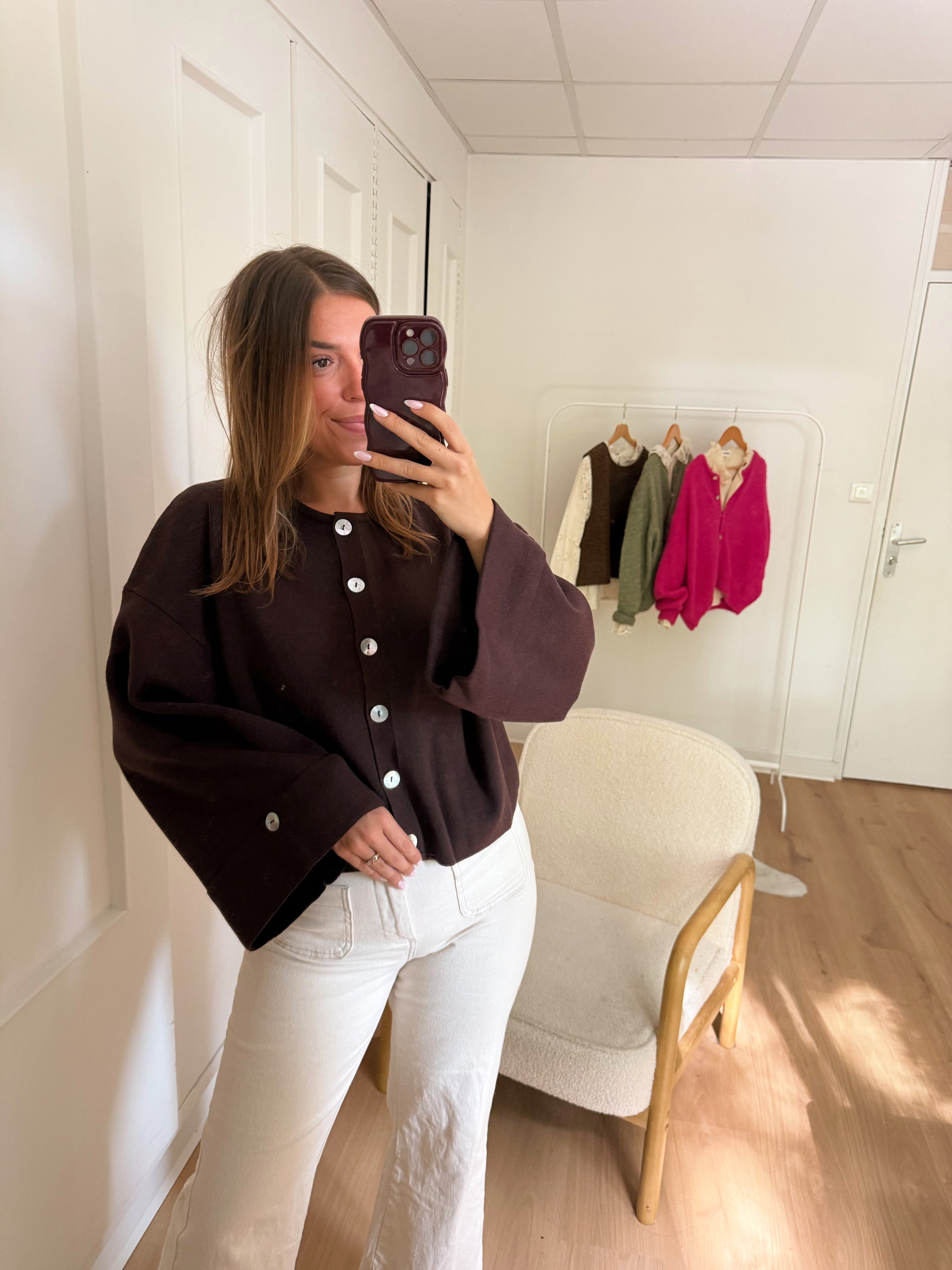 Cardigan Judith Chocolat