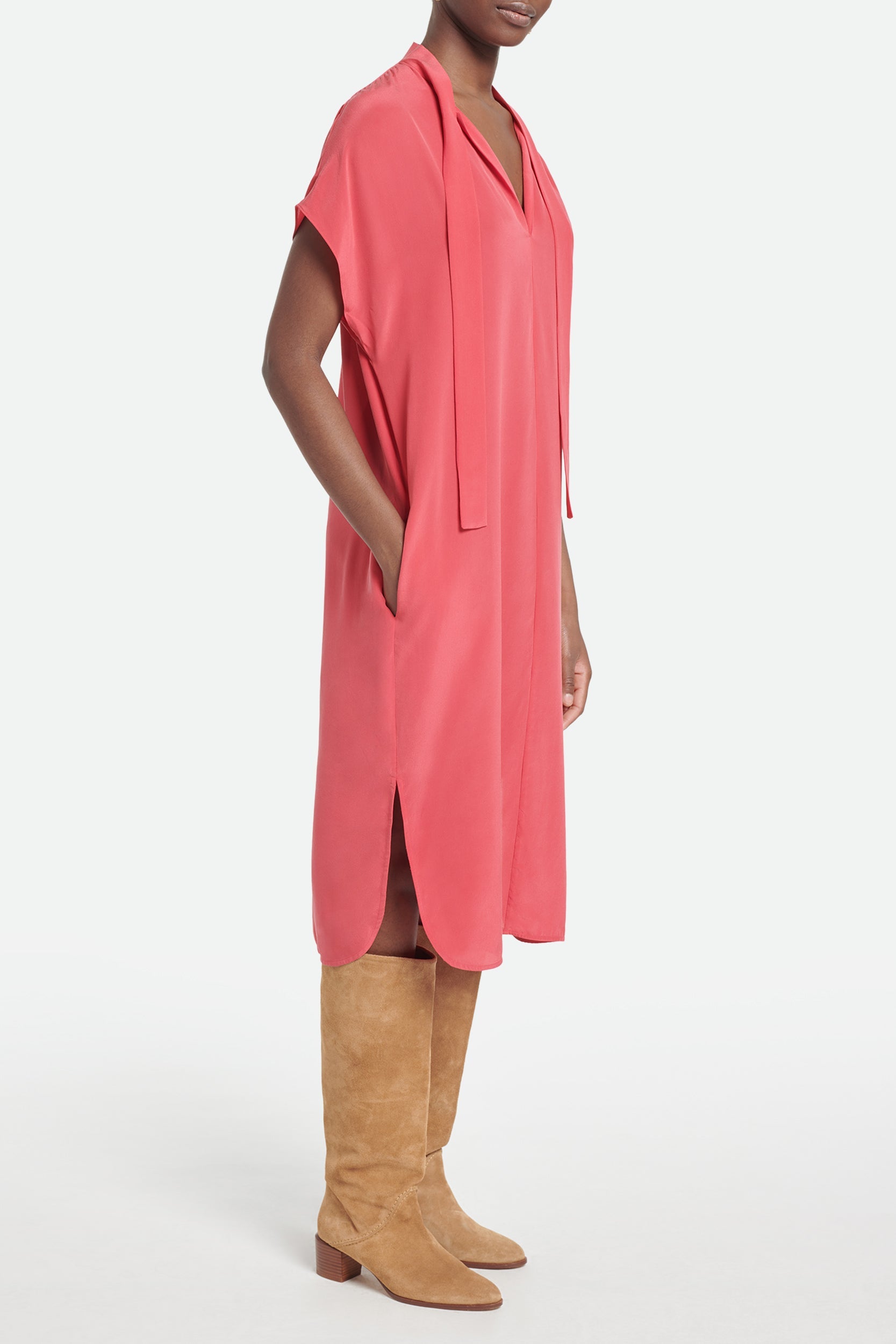 Vestido Amarilla - Fucsia