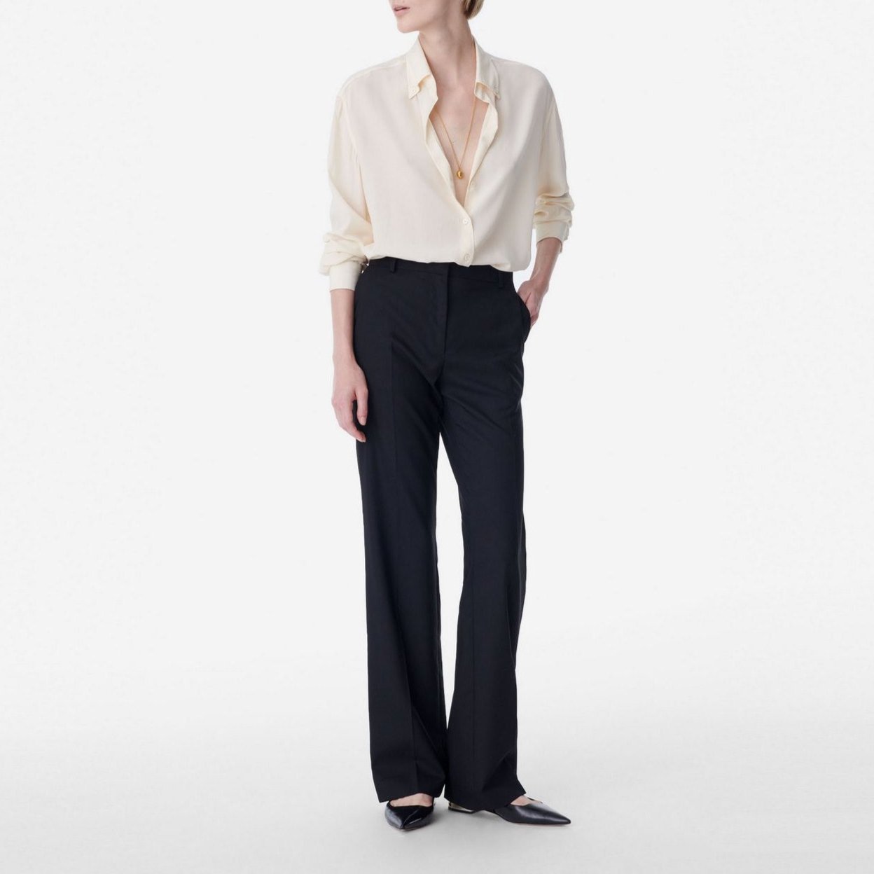 Pantalón Palazzo - Noir