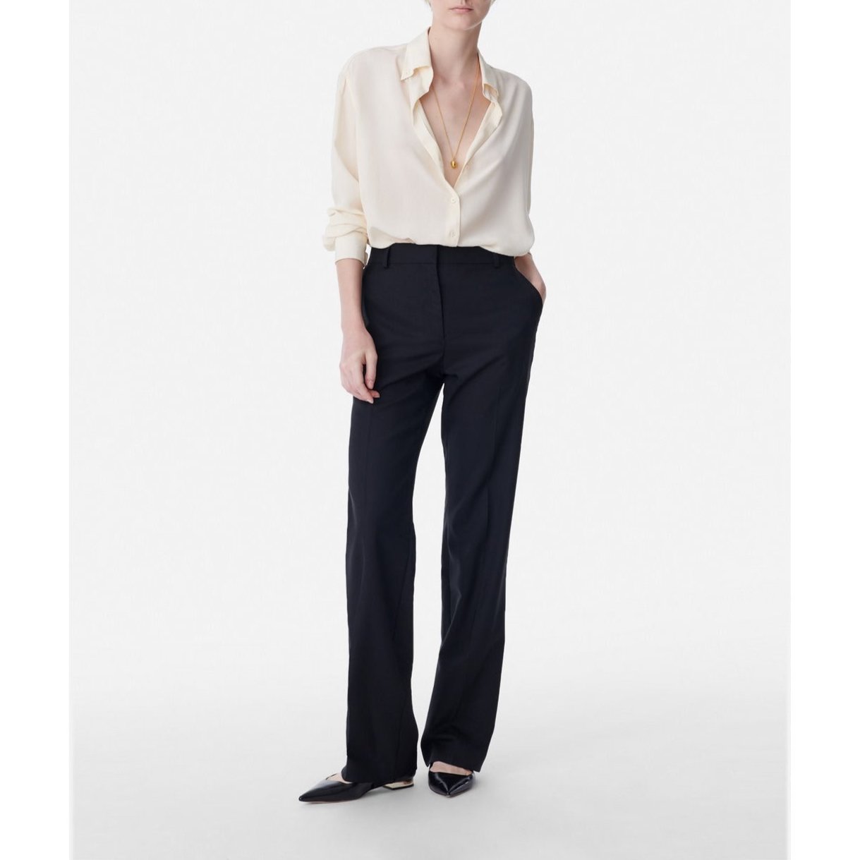 Pantalón Palazzo - Noir