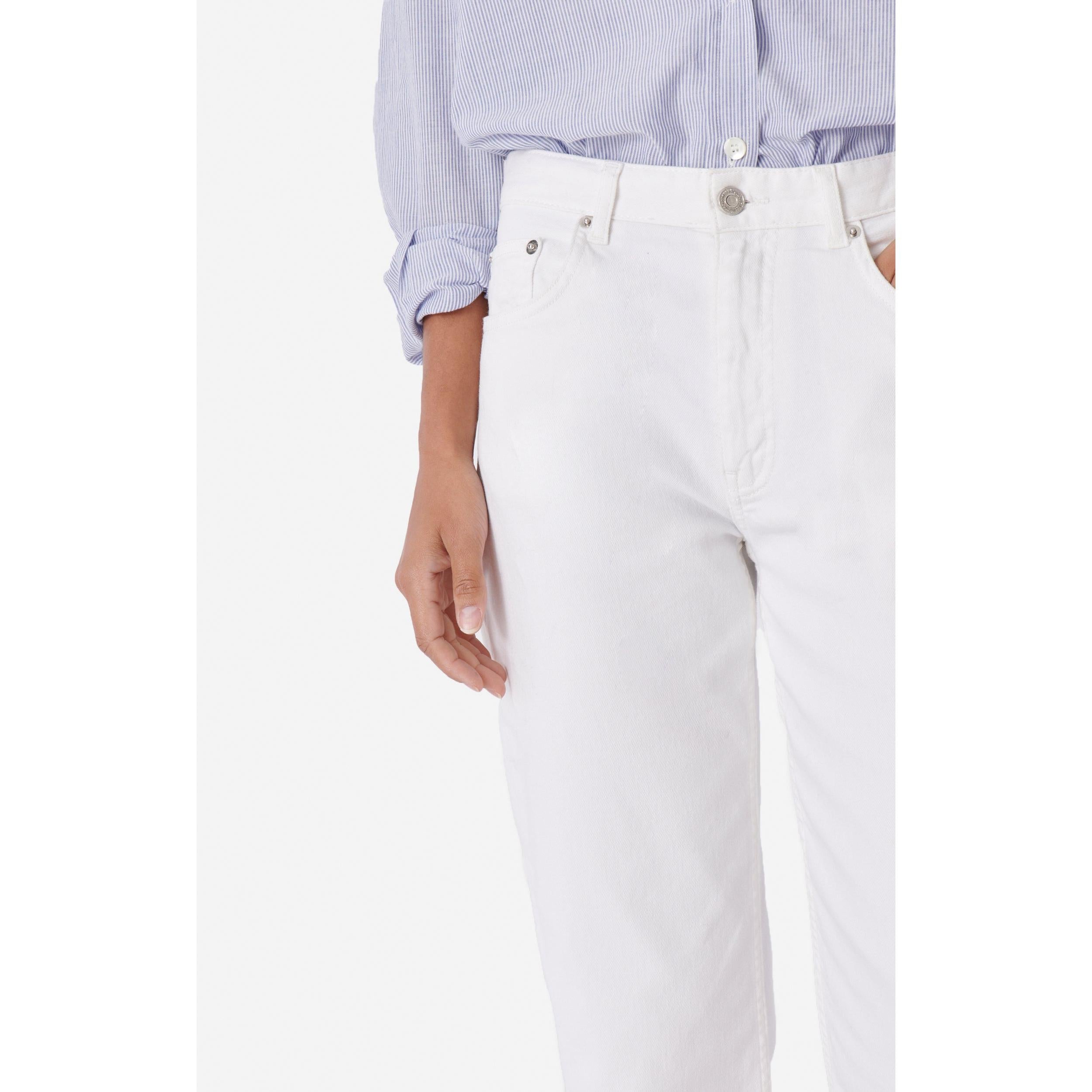 Timael Straight-Leg Jeans - White