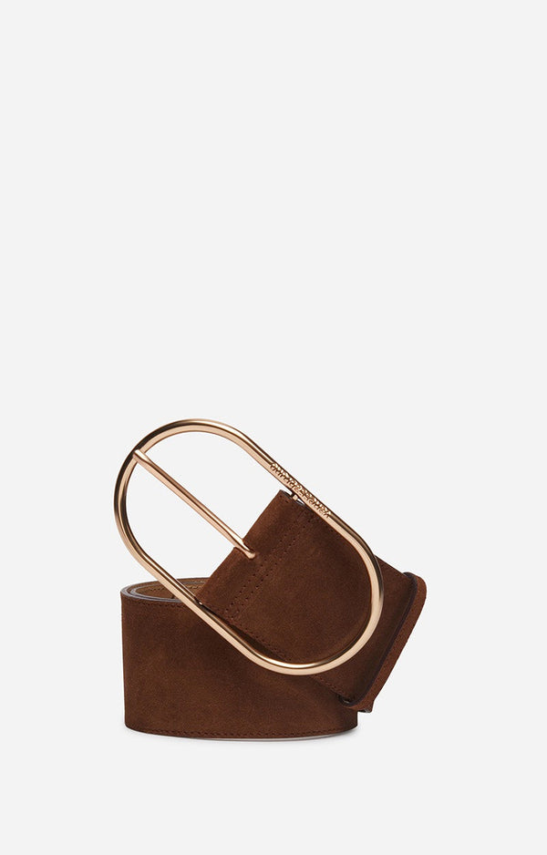 Vanessa Bruno - Iris 63mm Belt - Chocolate