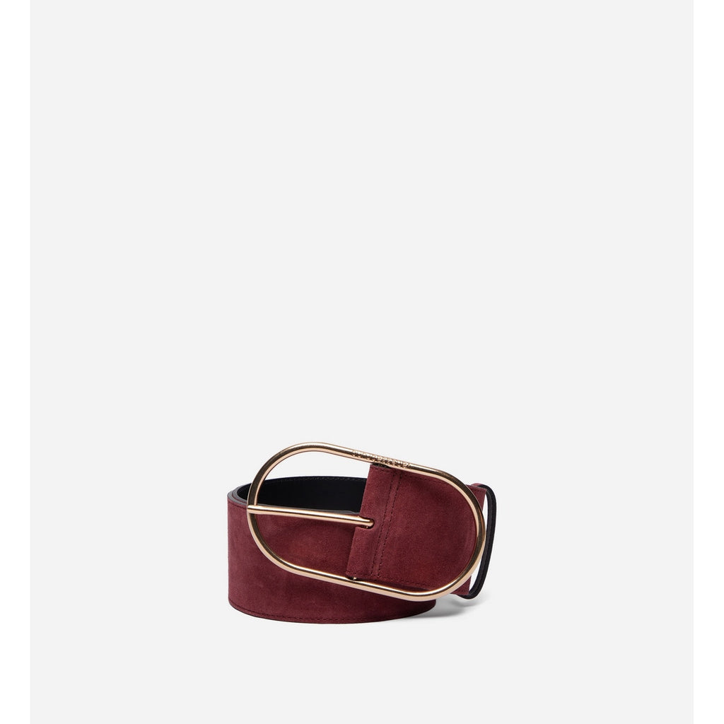 Vanessa Bruno - Ceinture Iris 63Mm - Lie De Vin