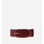 Vanessa Bruno - Ceinture Iris 63Mm - Lie De Vin