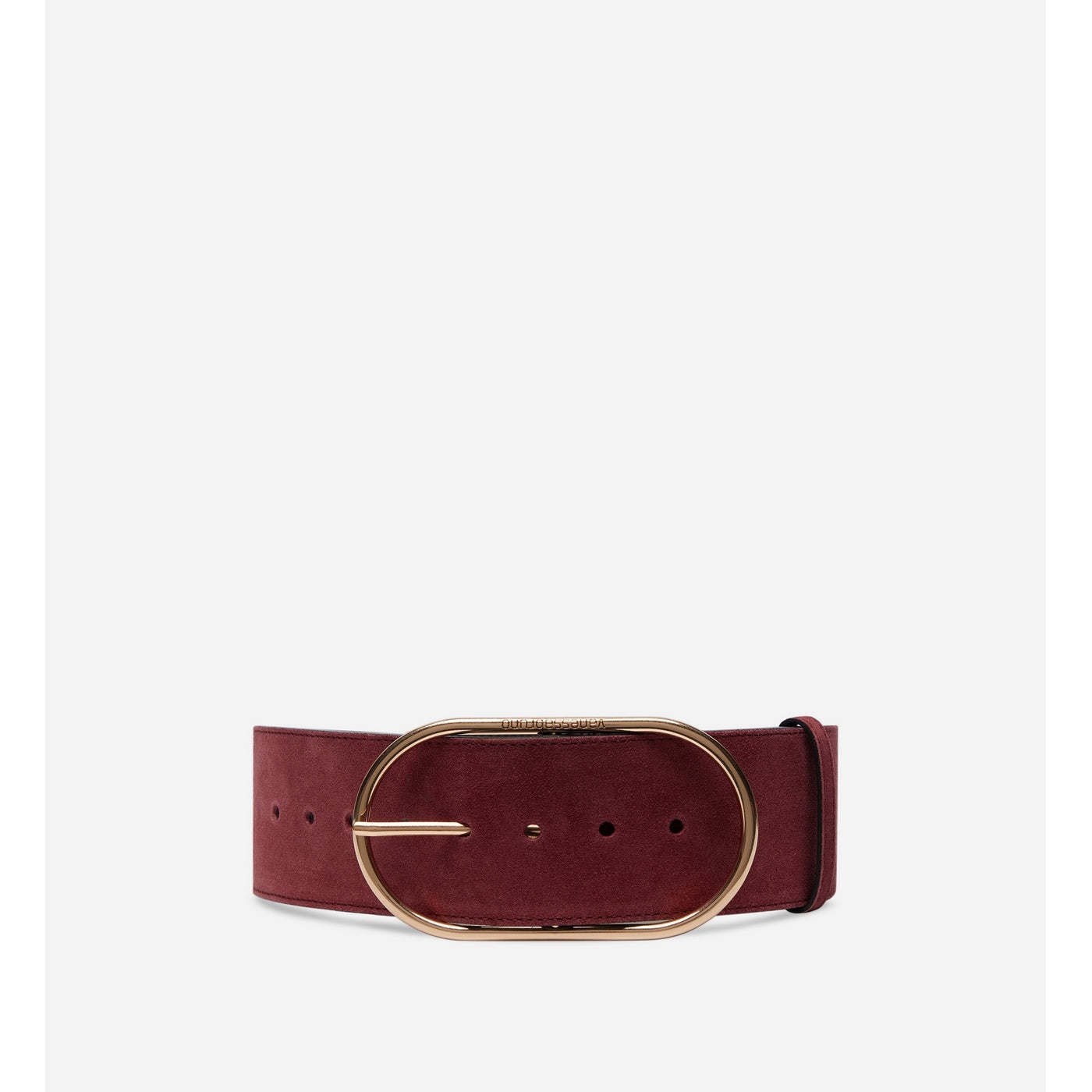 Vanessa Bruno - Ceinture Iris 63Mm - Lie De Vin