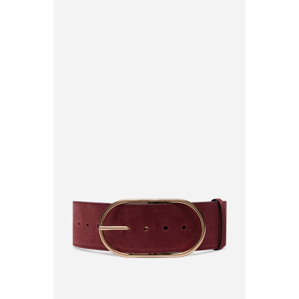 Vanessa Bruno - Ceinture Iris 63Mm - Lie De Vin