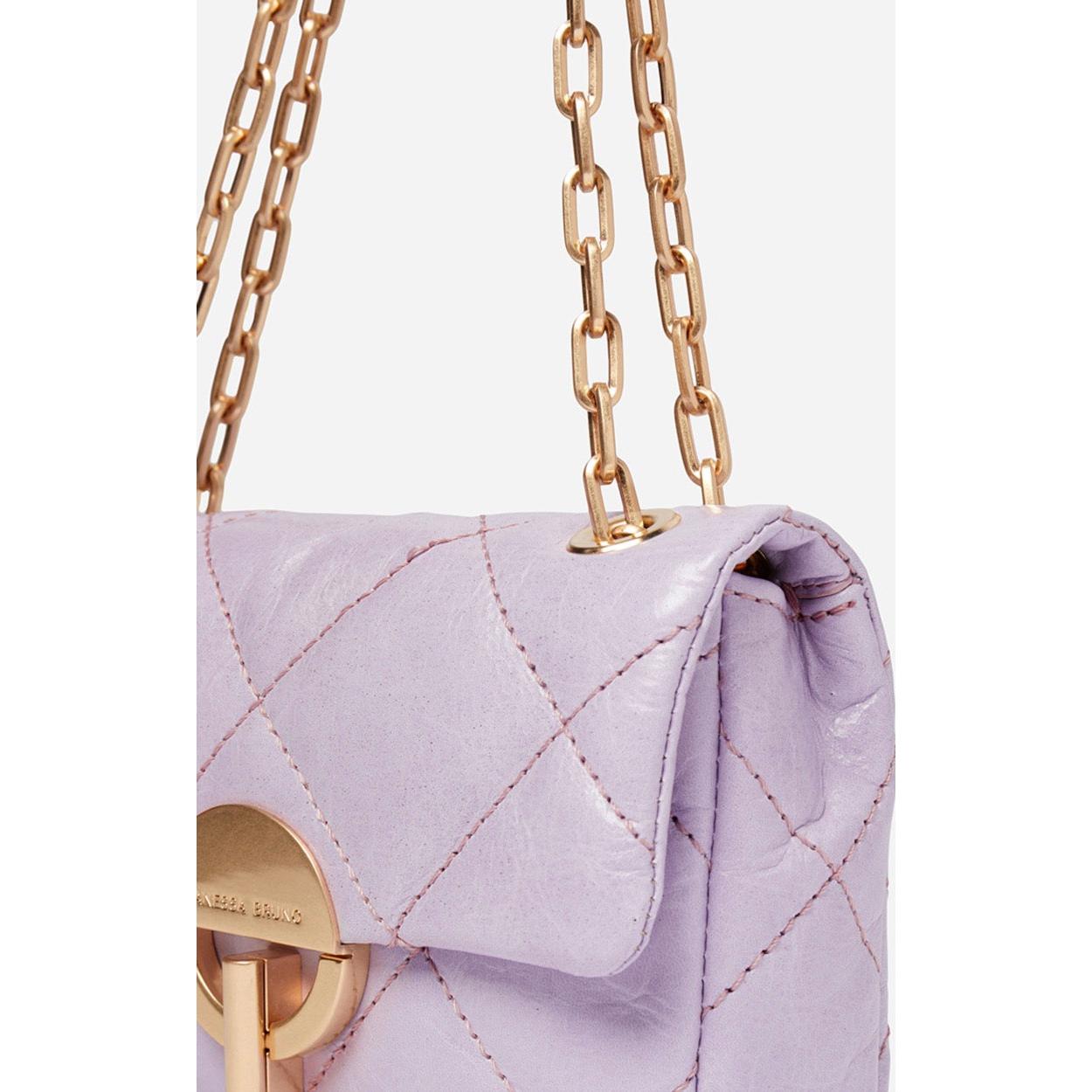 Vanessa Bruno - Small Leather Moon Bag - Parme