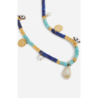 Pearl Necklace - Blue Multico