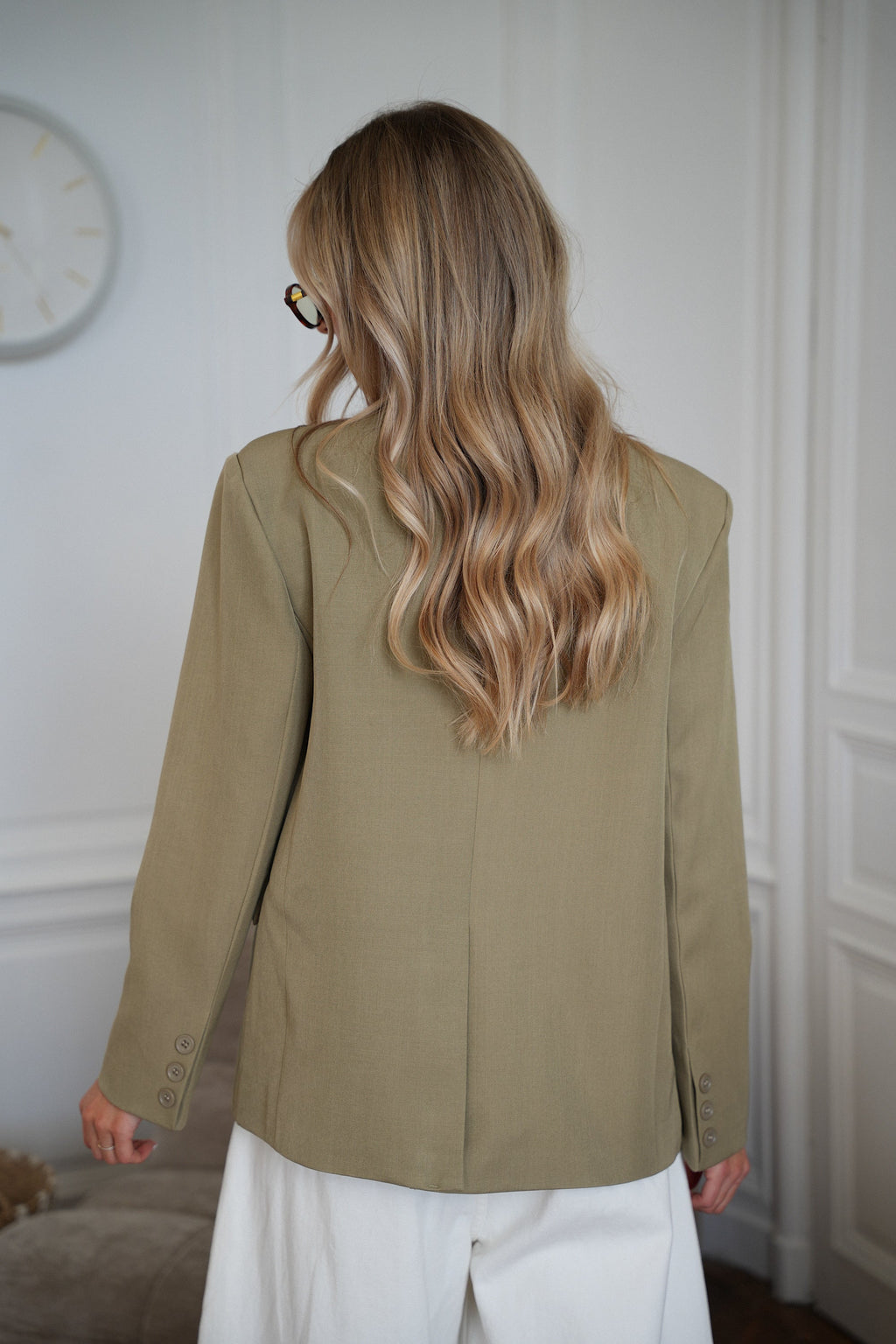 Blazer Asymétrique Manon - Kaki